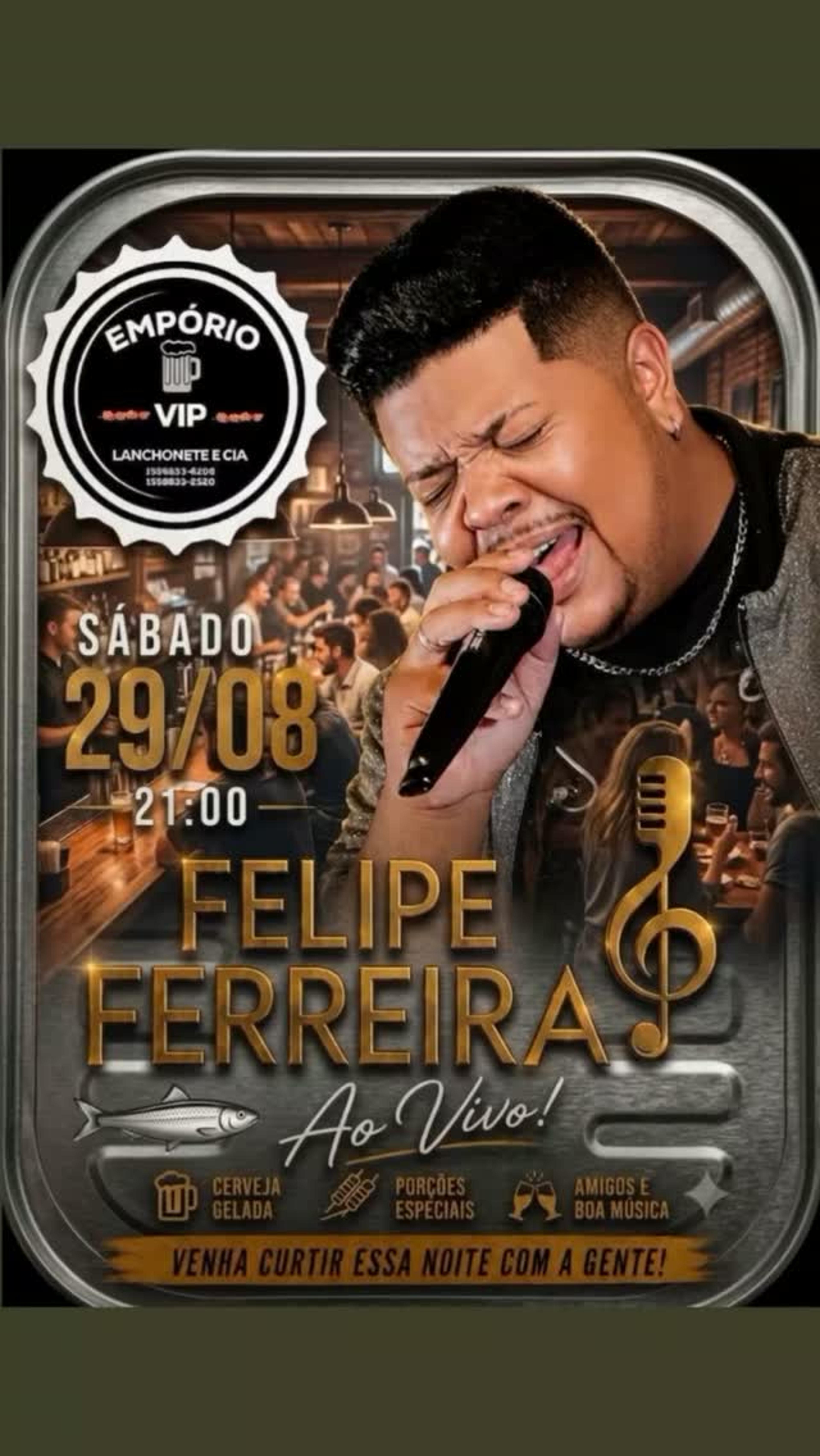 Show com Felipe Ferreira