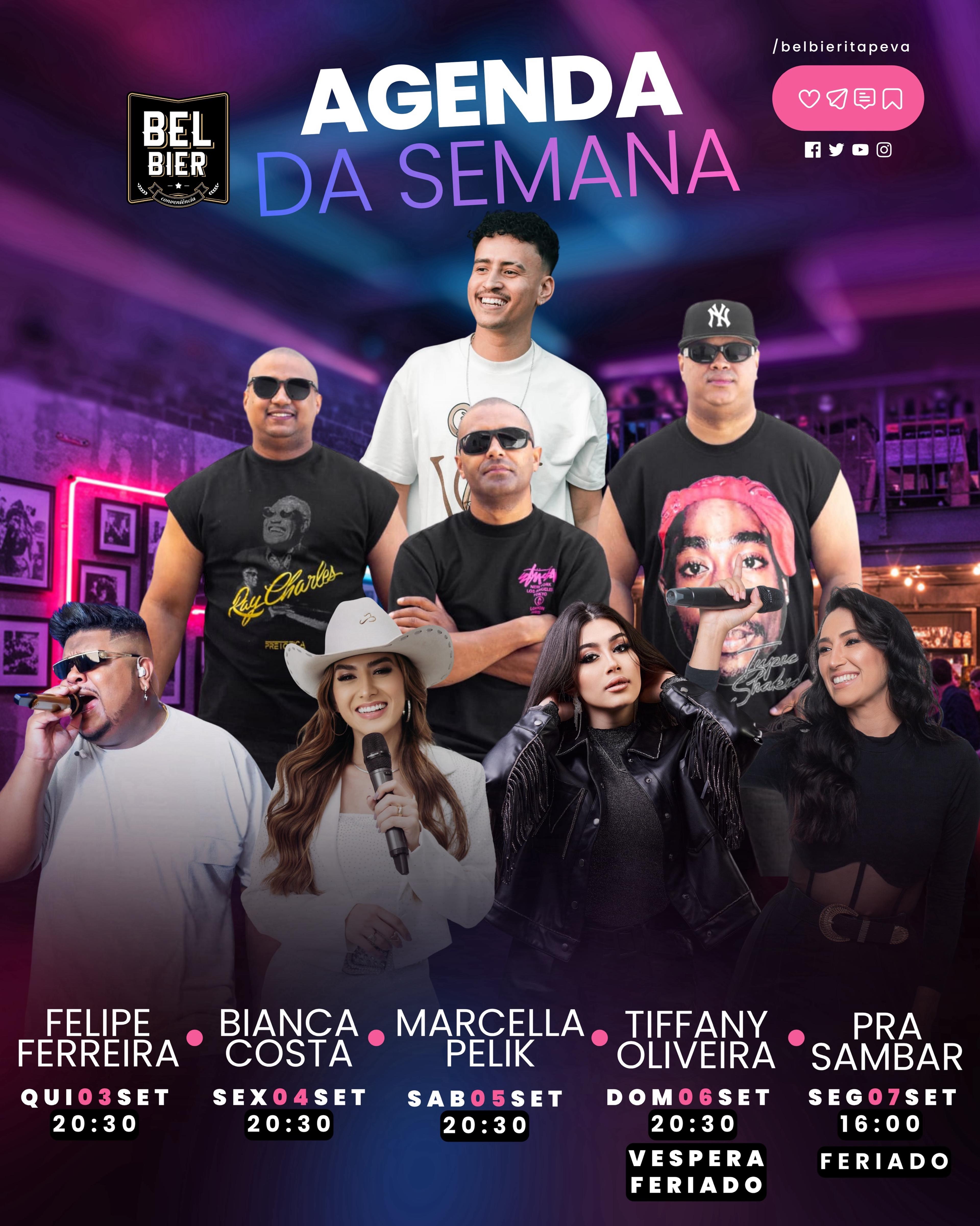 Programação Musical da Semana