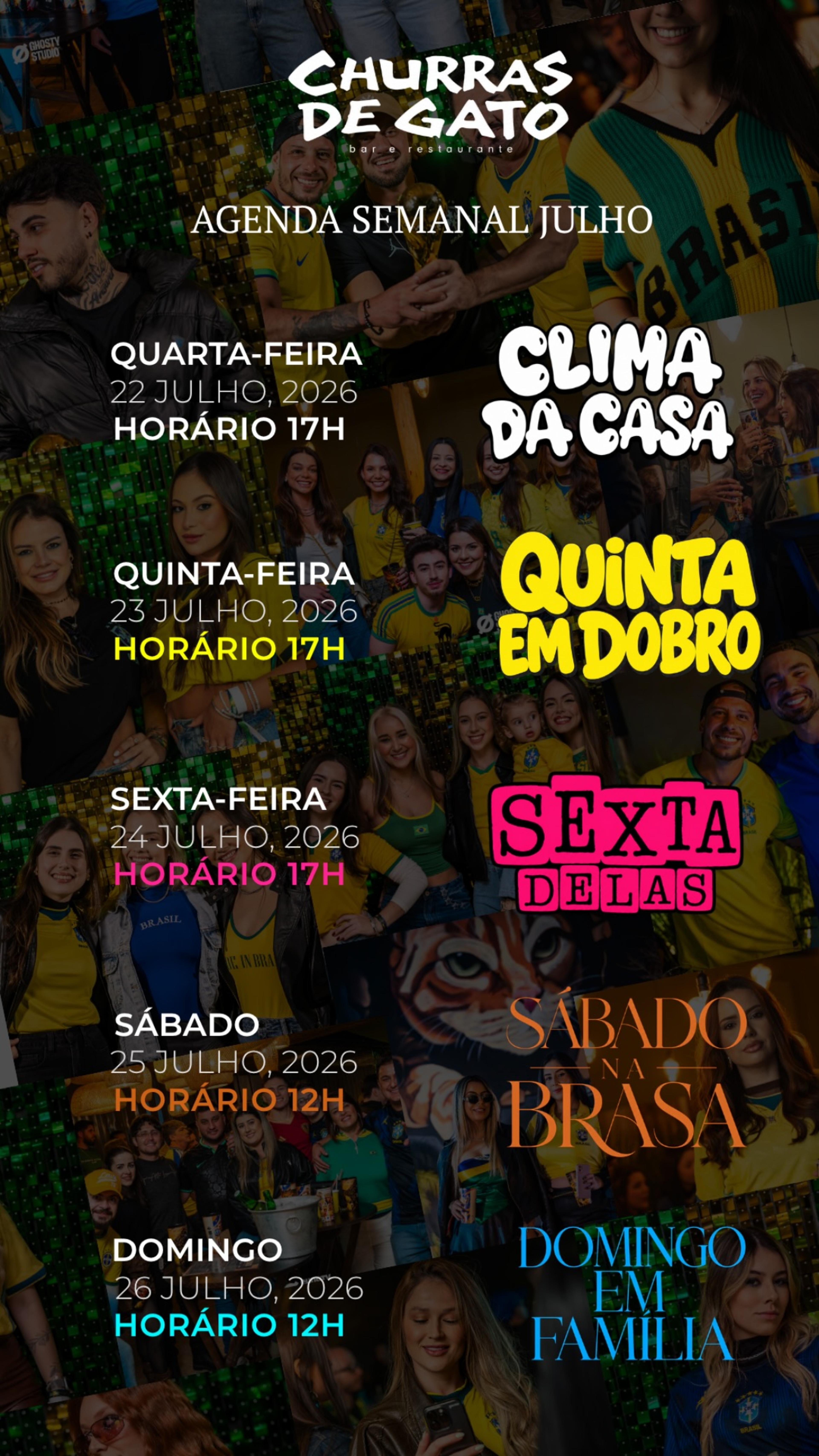 Agenda do Churras de Gato 