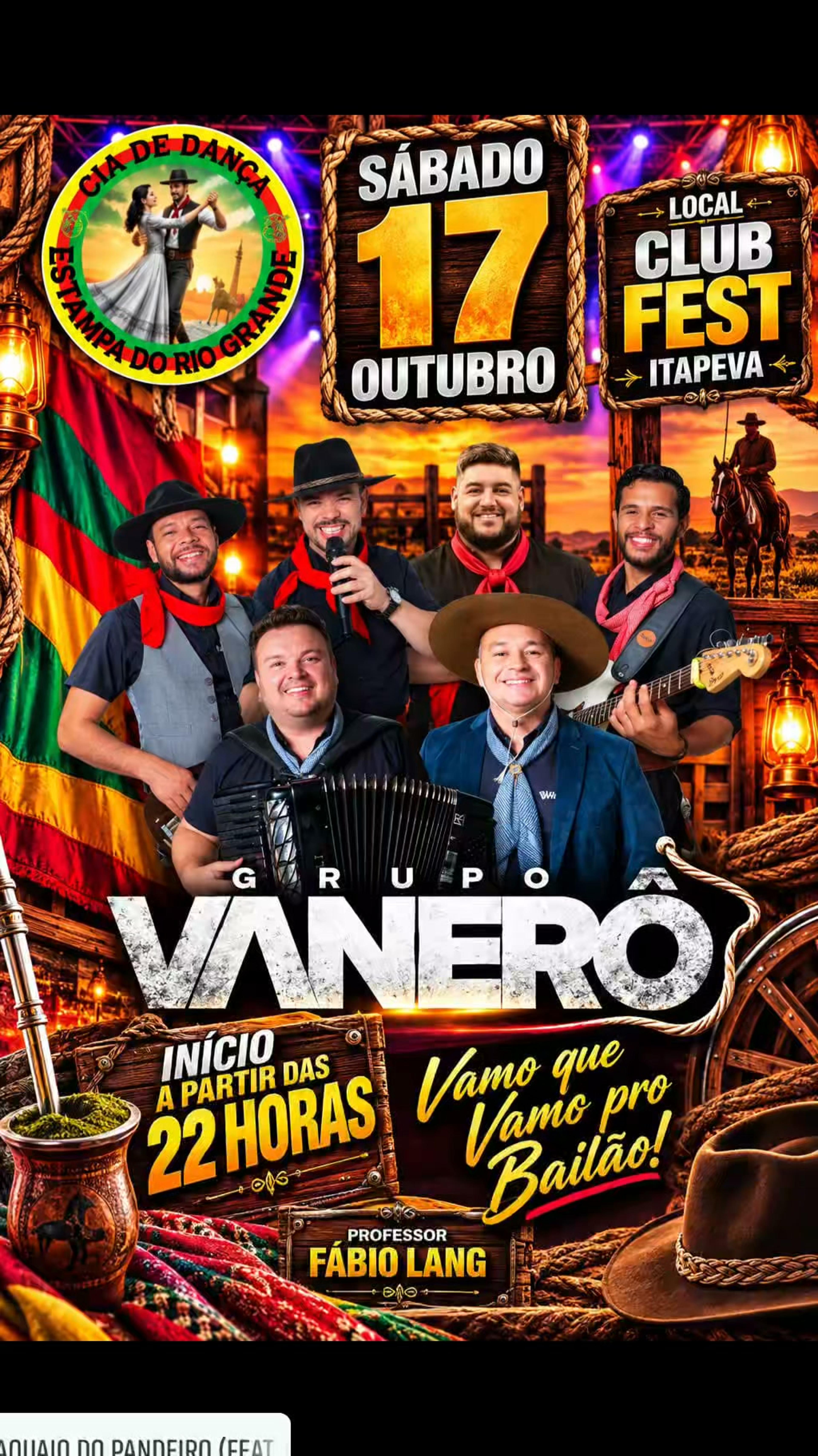 Baile com Grupo Vanerô