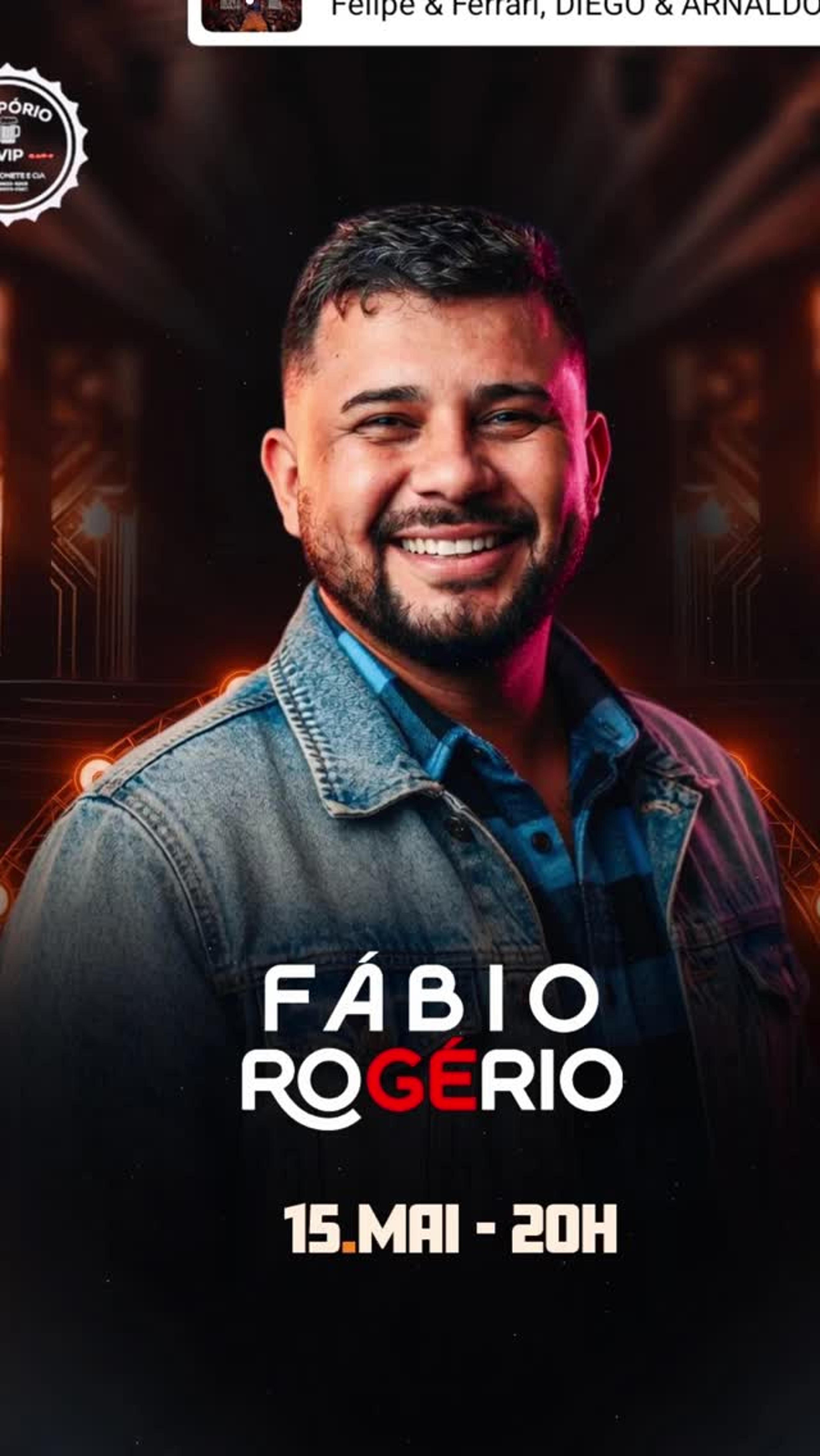 Show com Fábio Rogério