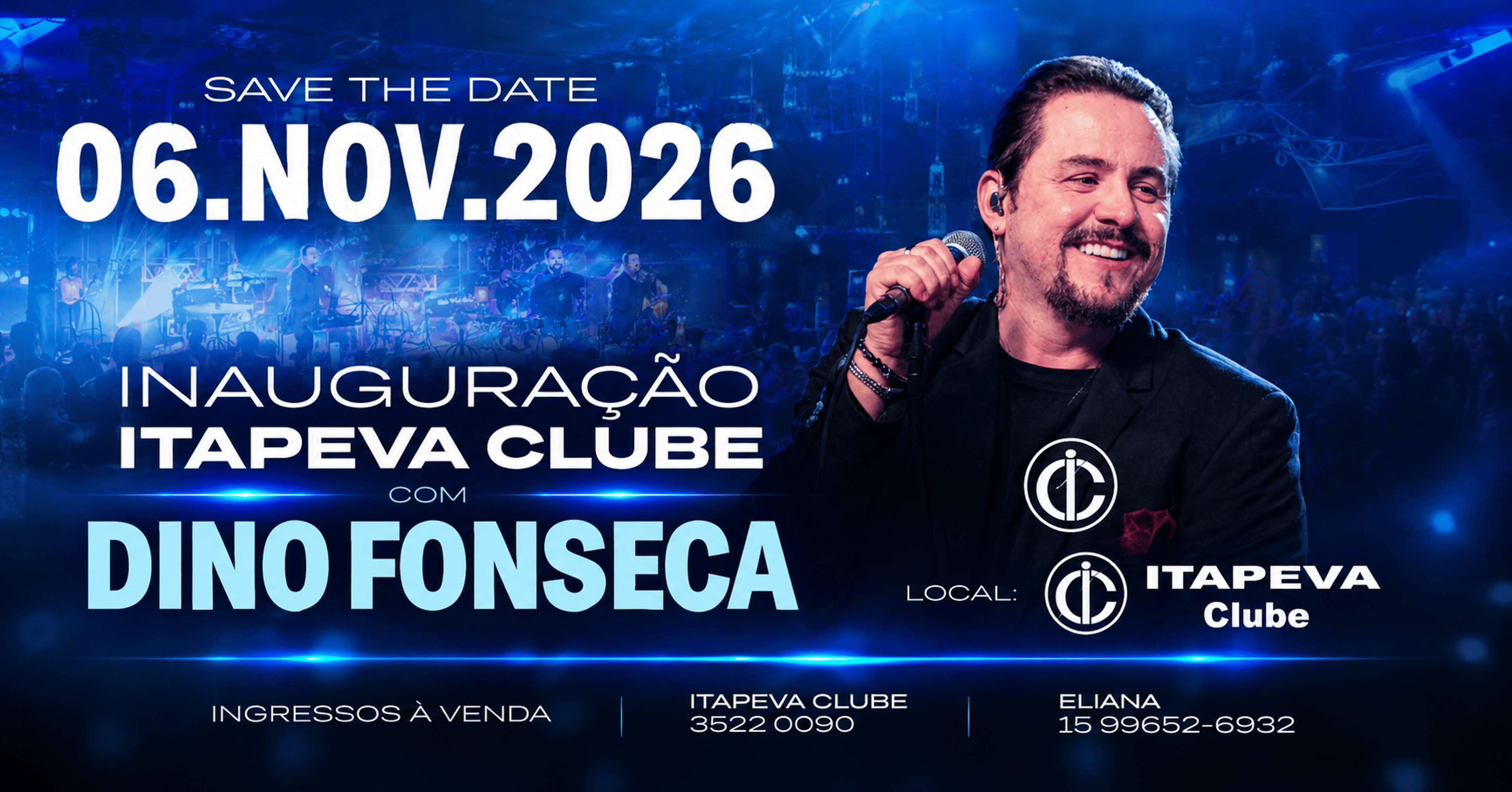 Inauguração Itapeva Clube com Dino Fonseca